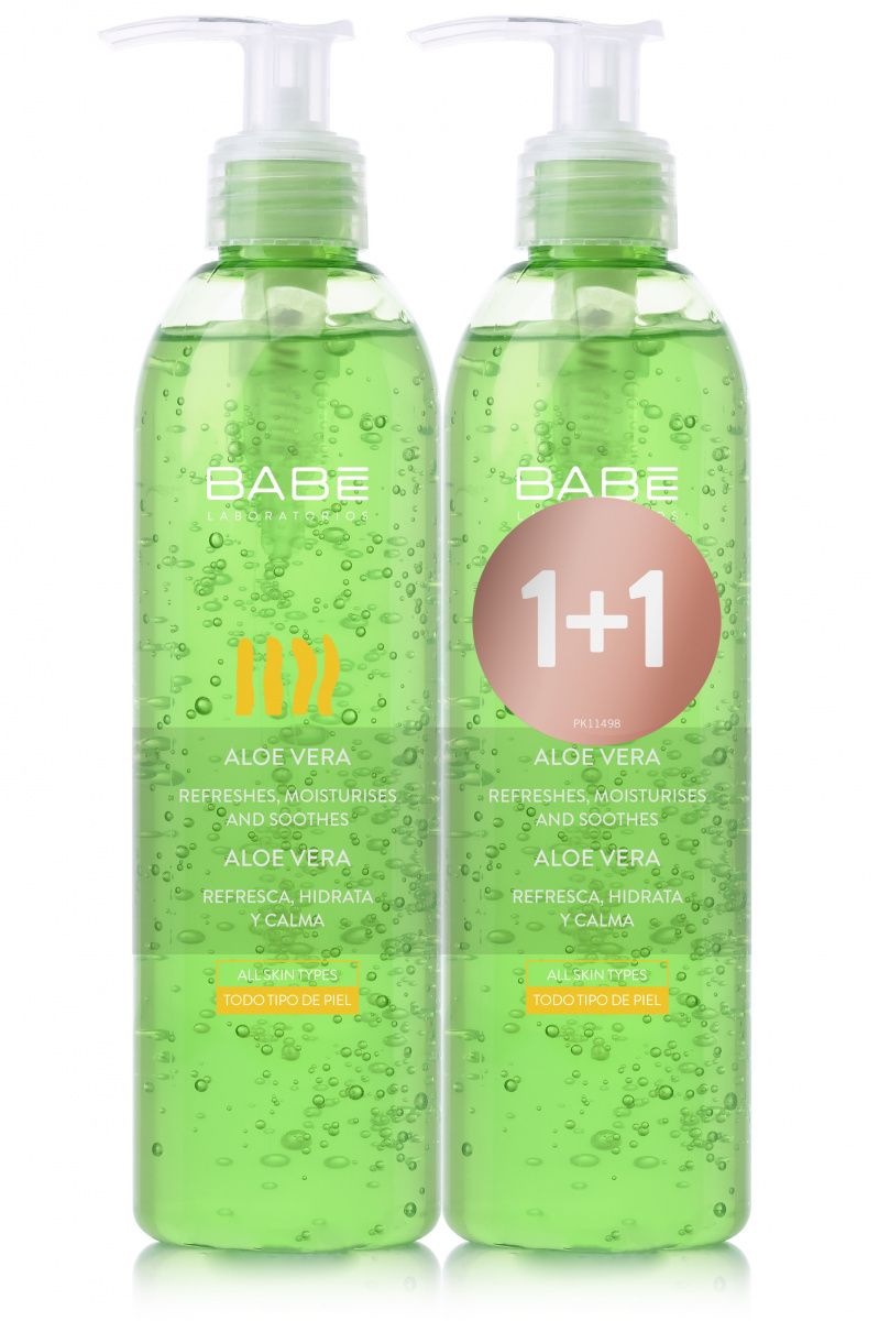 Набор 2 по цене 1 Laboratorios BABE "Гель алоэ вера 100%", 300 мл