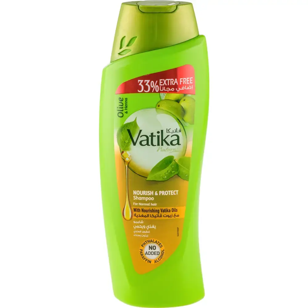 Шампунь для волос Dabur Vatika питание и защита, 400 мл +33% подарок, №1, 532 мл