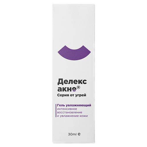 Увлажняющий гель "Делекс-акне", 30 мл