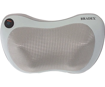 Массажная подушка с подогревом и разминающим массажем Bradex "ШИАЦУ"