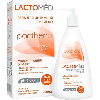 Гель для интимной гигиены Lactomed "Увлажняющий эффект", 200 мл