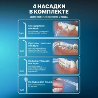 Портативный мини ирригатор для полости рта MIRU BIP-003, белый