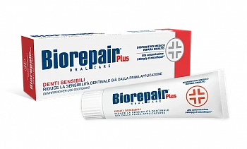 Зубная паста для чувствительных зубов BioRepair Plus/Биорепейр Плюс Sensitive teeth, 75 г