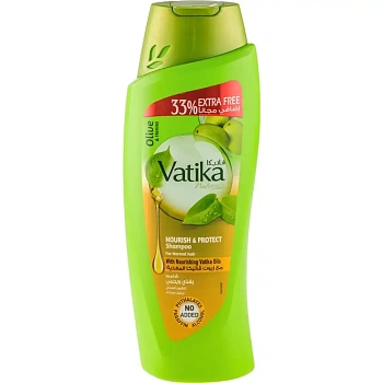 Шампунь для волос Dabur Vatika питание и защита, 400 мл +33% подарок, №1, 532 мл